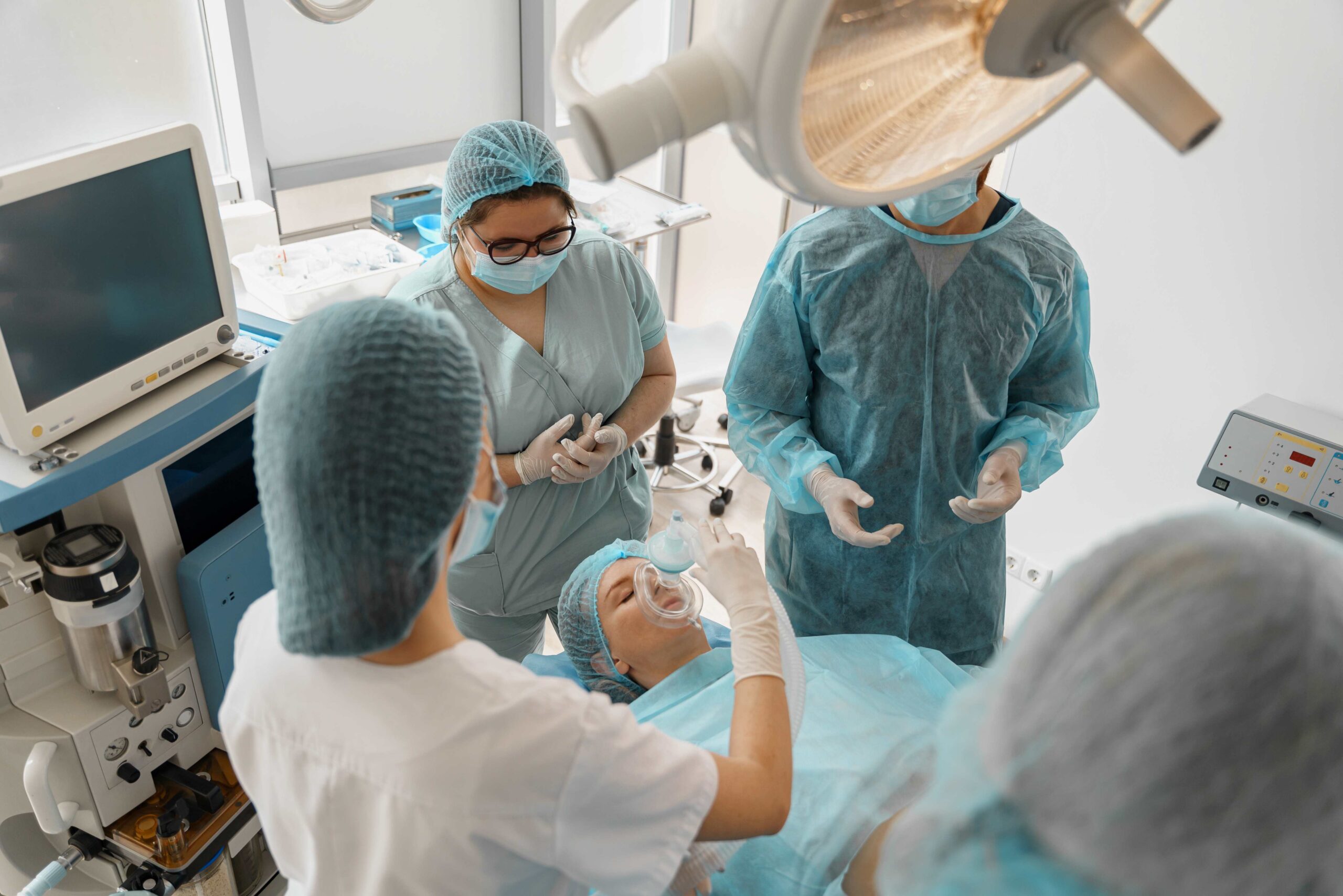 Adapting to Changes in Orthopaedic Surgical Education Well-trained anesthesiologist follows the patient during the surgery in clinic