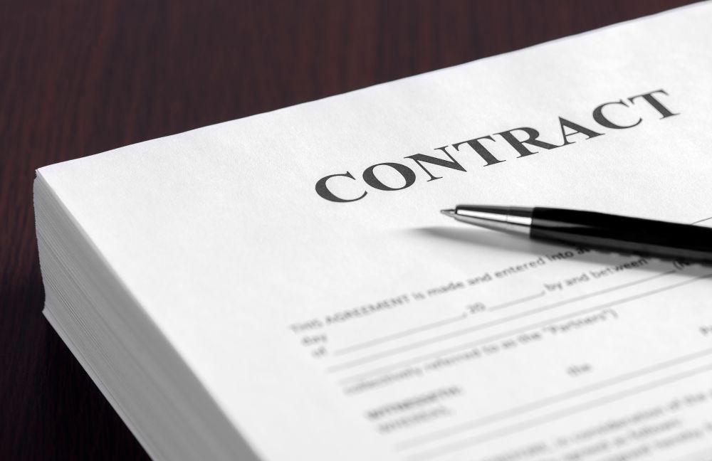 Contract on desktop