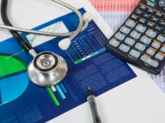 Can Advocacy Fix Orthopaedics’ Reimbursement Crisis? stethoscope graph chart pen and calculator