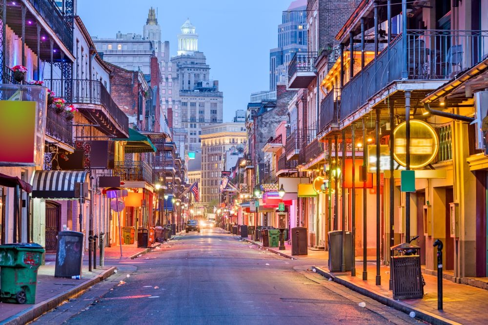 New Orlean Bourbon Street